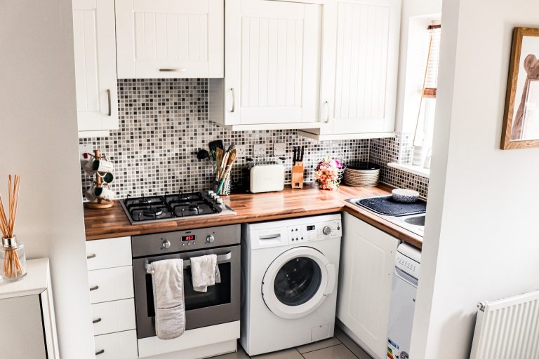 white small kitchen