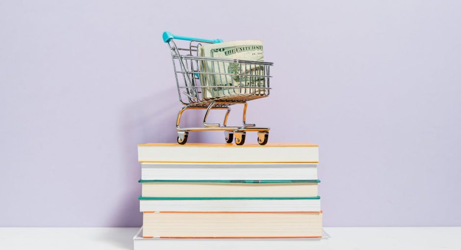 shopping-cart-on-top-of-books